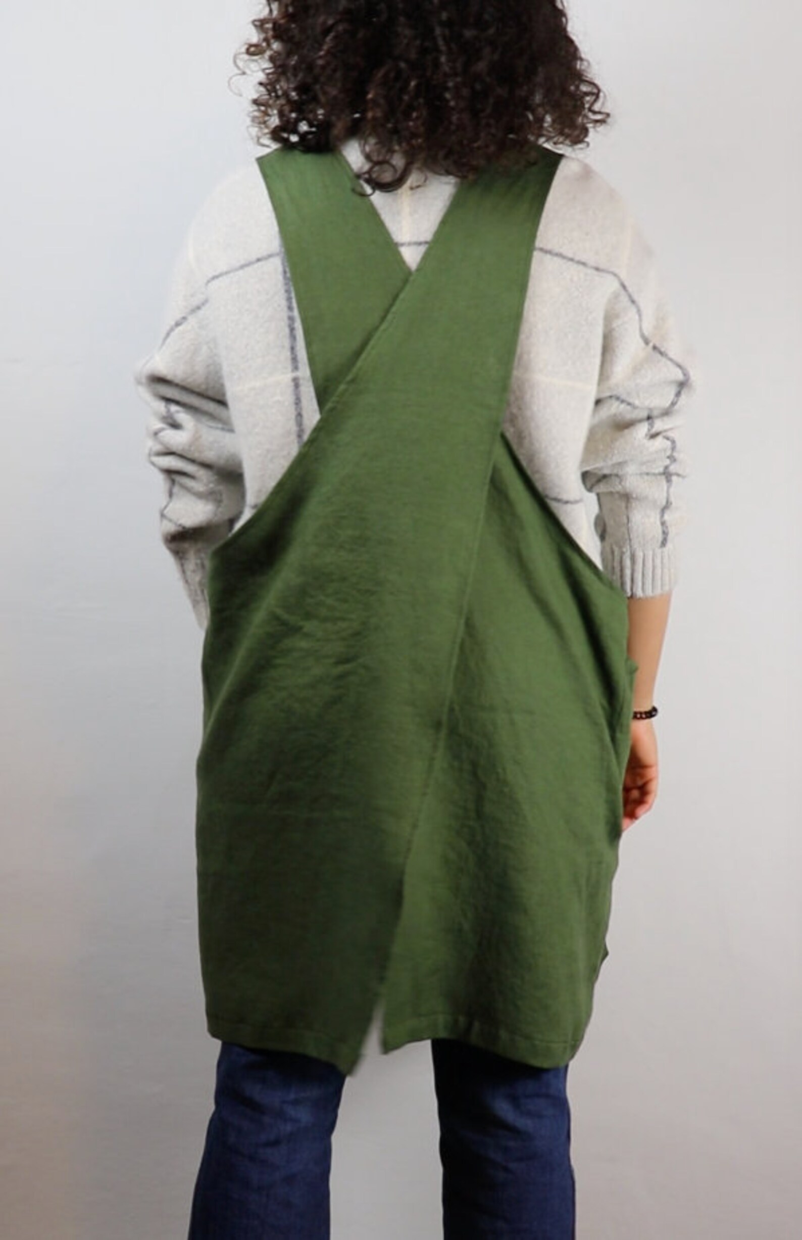 Criss Cross Apron Pattern ONE SIZE fits most with Youtube Etsy