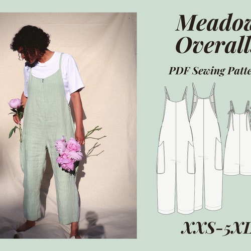 Otis Overalls PDF Sewing Pattern - Etsy