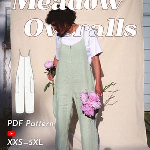 Overall Jumpsuit | Meadow Overalls PDF Digital Sewing Pattern