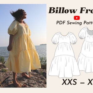 Puffy Tiered Dress - XXS-XL - Billow Frock, Cecilie Bahnsen