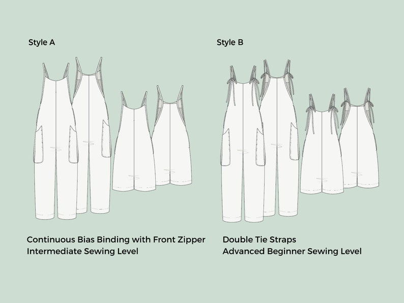 Overall Jumpsuit Meadow Overalls PDF Digital Sewing Pattern - Etsy