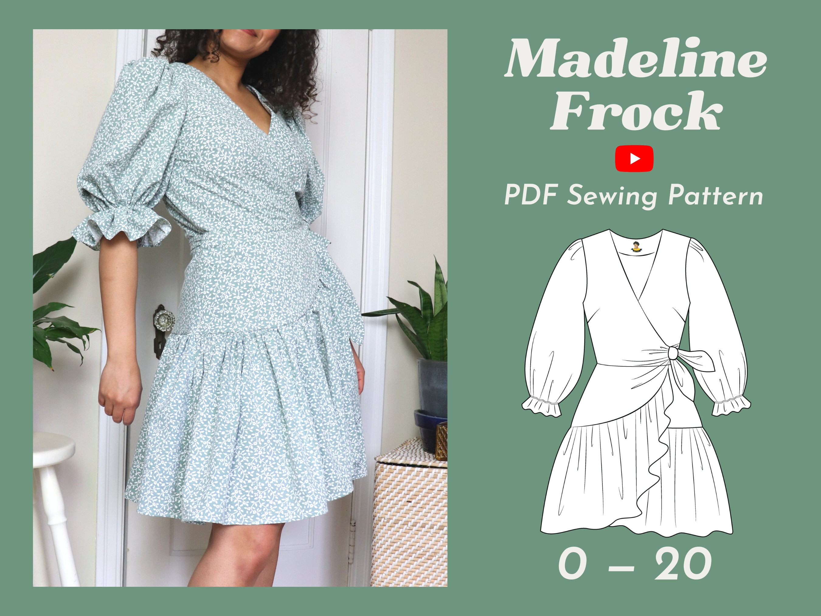 Dress with flap around waist 2025