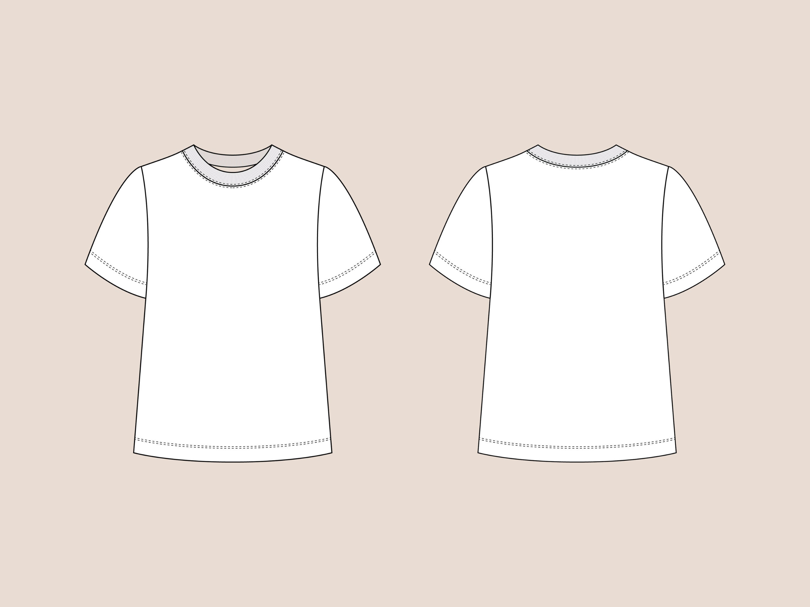 T-shirt Sewing Pattern CUBE TEE Perfect Boxy T-shirt - Etsy Canada