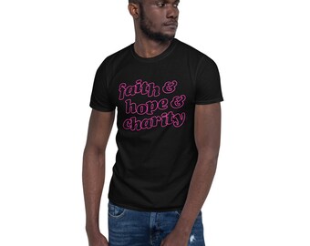 FAITH und HOPE und CHARITY De La Soul Multiplikation Rock Stakes ist high Ampersand Design T Shirt Dilla 3 ist eine magische Zahl