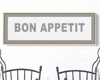 Bon Appetit | Large Sign for Kitchen or Dining Room