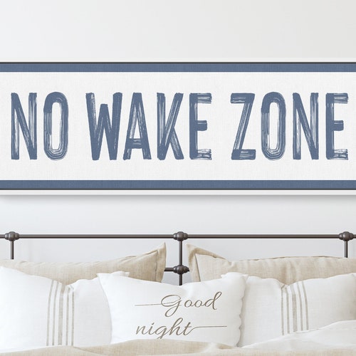 No Wake Zone Sign Lake House Sign Lake House Decor Etsy