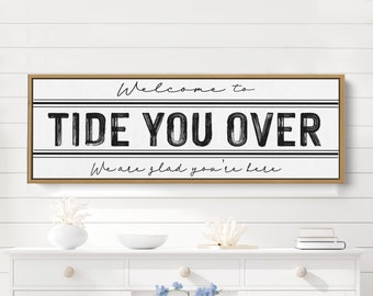 Personalized Home | Gift | Sign Above Bed For Lake House | Lake Wall Art