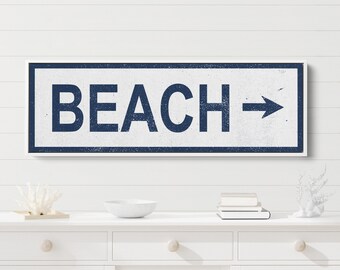 Beach Arrow Sign Etsy