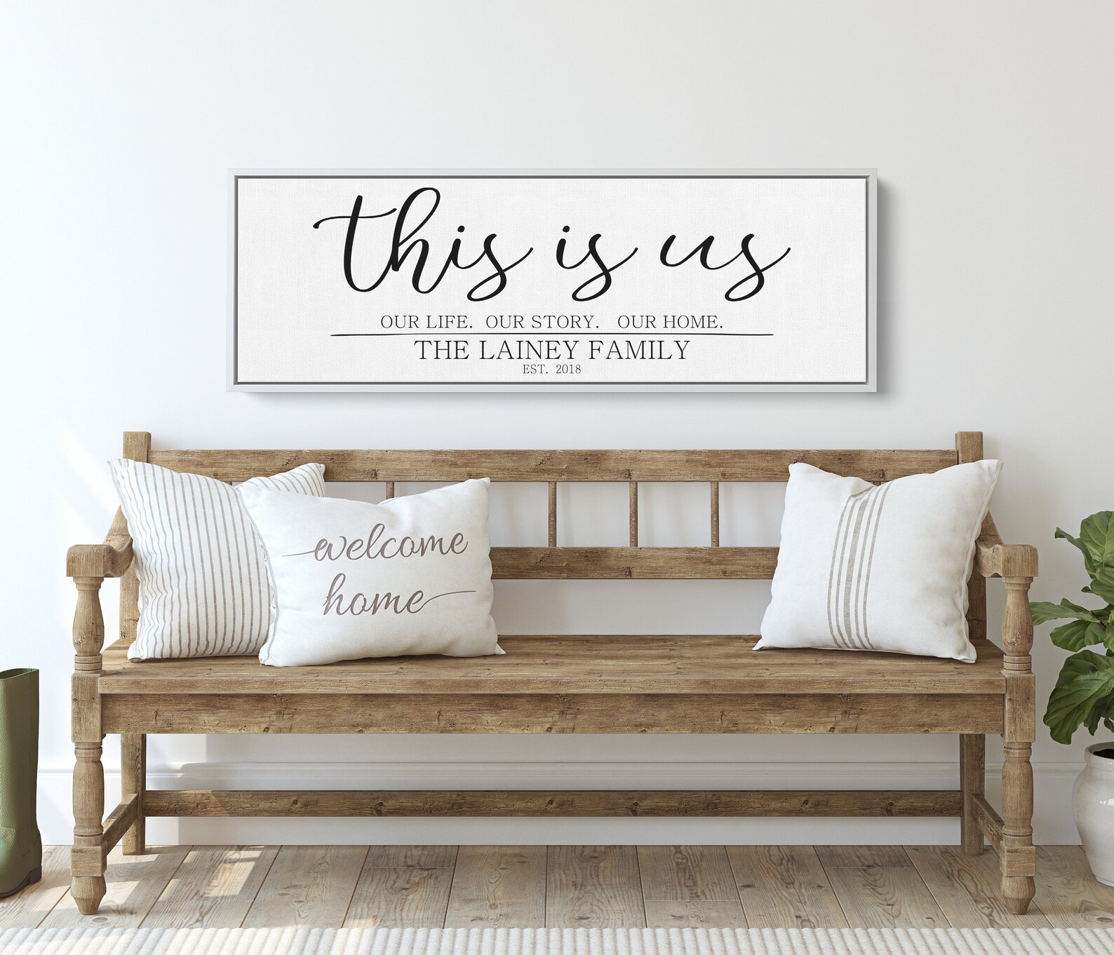 This is Us Sign | Family Name Sign | Last Name Sign | Family Wall Art ...