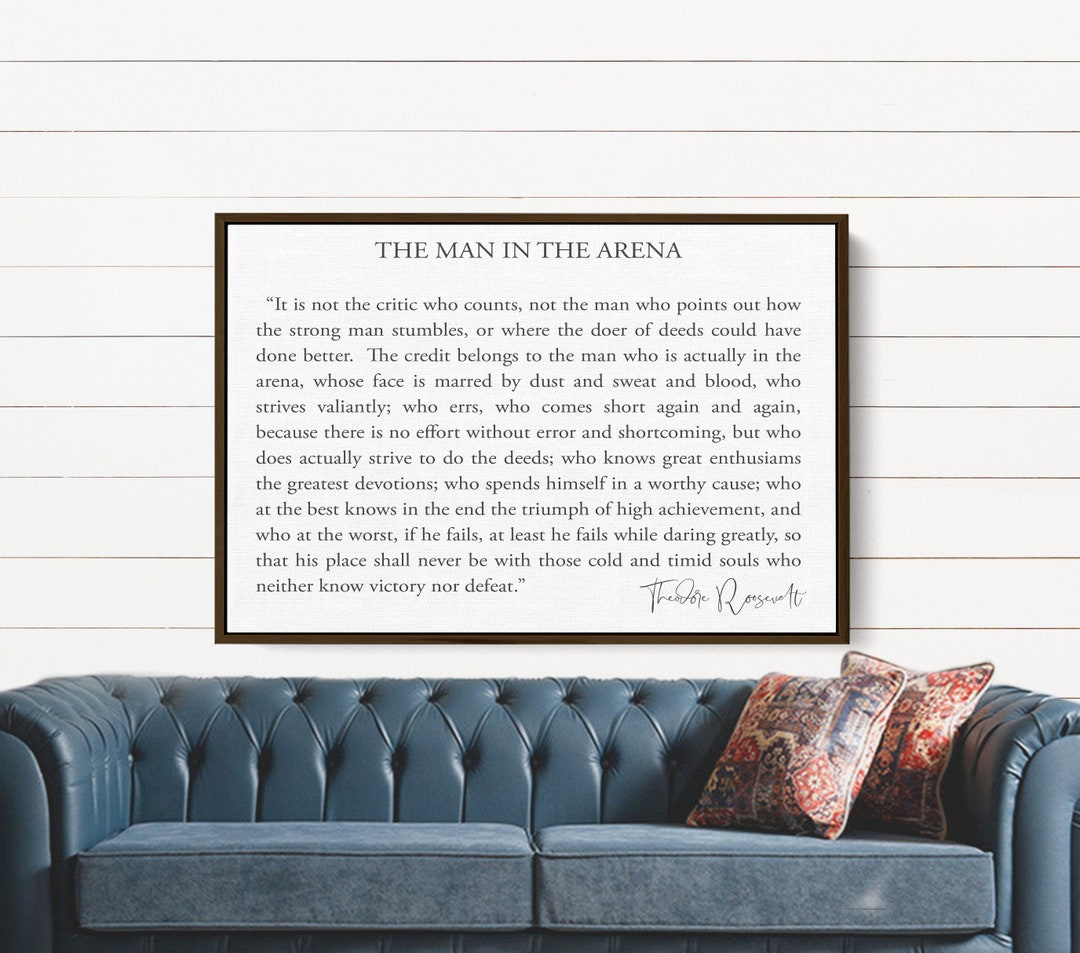 The Man In The Arena Sign VII main image 0