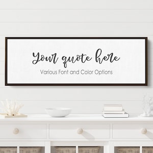 Create Your Own Custom Canvas Quote Sign, Personalized Inspirational Bible Verse & Motivational Sayings, Scriptures, Song Lyrics or Vows