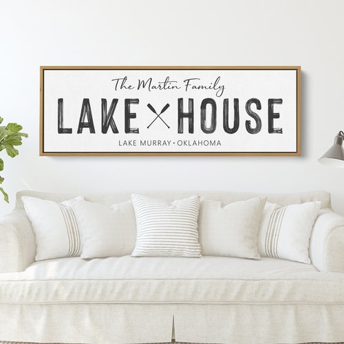 Personalized Lake House Sign Custom Lake House Decor Etsy Canada