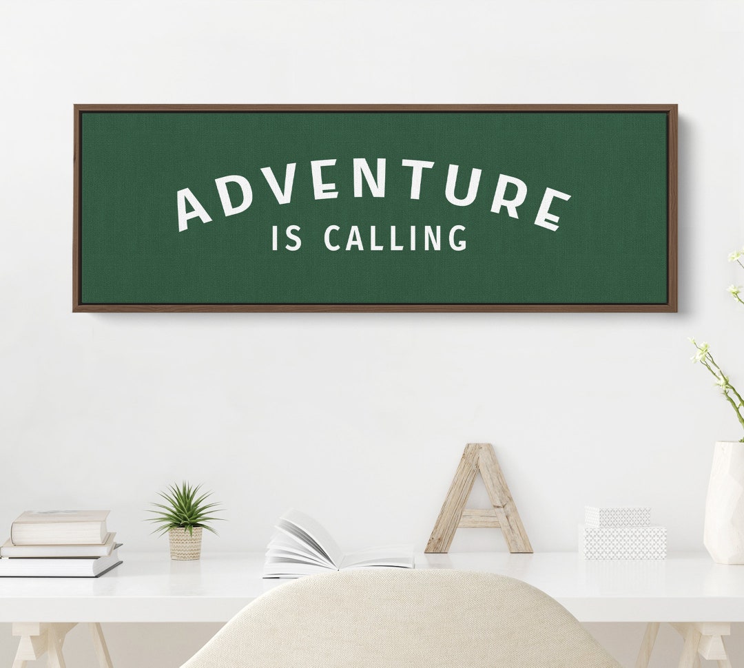 Adventure is Awaiting, Playroom Wall Decor, Bedroom Art, Wall Decor for ...