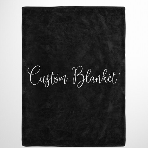 Custom Blanket Personalized Throw With Song Lyrics Wedding Etsy