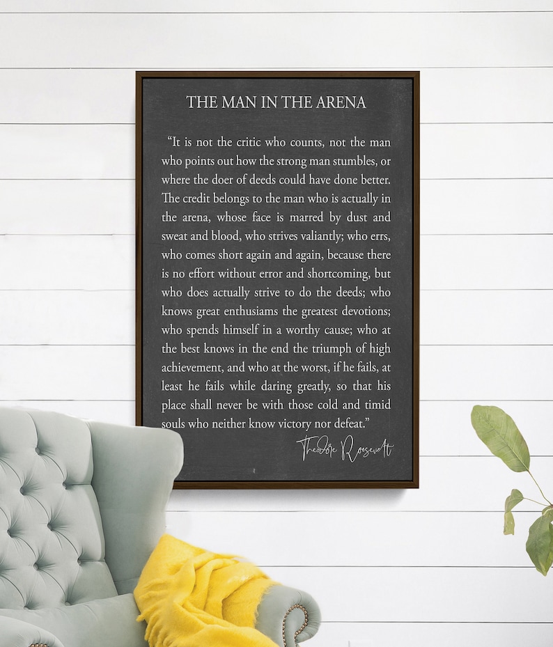 The Man In The Arena Sign VII main image 1