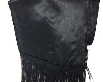 Sashes Theatrical Pirate Dancer Satin Sashes Many Colors with Fringe 84 in long