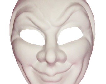 Paint and Finish Joker Jester Paper Mache Masks