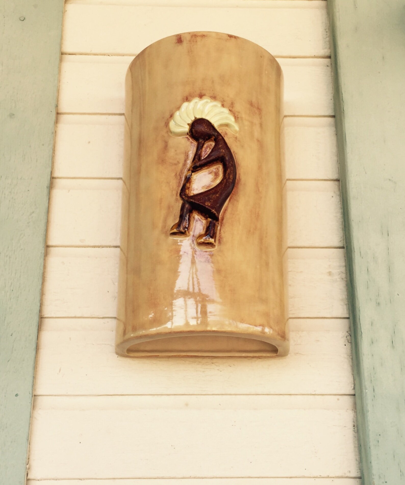 Kokopelli Outdoor Wall sconce Exterior Lighting Southwestern Etsy