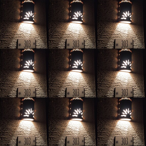 Half Sun And Details Outdoor Rustic Wall Light Sconces Southwestern Dark Sky Lighting Patio