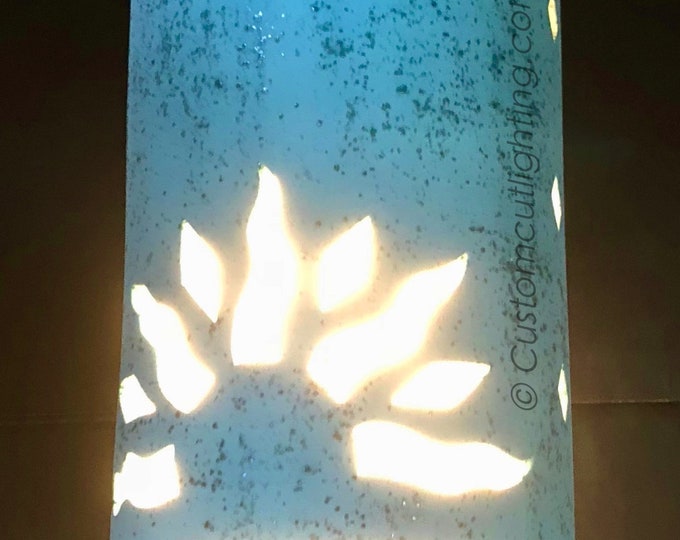 Hanging Pendant Light with Half Sun Design Cutout - Rustic Southwestern Decor Lighting - Southwestern  Ceramic Lighting