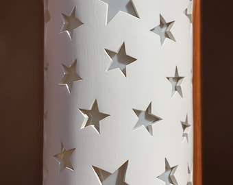 Celestial Star Ceramic Sconce – Interior or Exterior Lighting