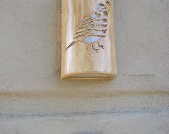 Quail Exterior Ceramic Wall Light, Outside Wall Sconce, Southwestern Decor, Patio Lighting, Garage Lights, Artistic Lighting, Quail Bird