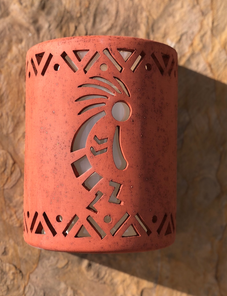 Southwestern Kokopelli Outdoor Wall Sconce Southwestern Etsy
