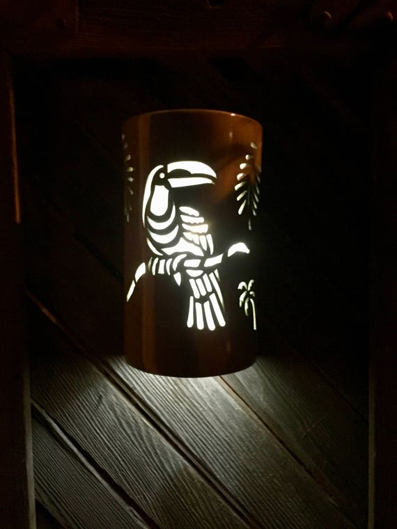 Toucan Bird Wall Sconce Tropical Outdoor Lighting Ceramic Image 0