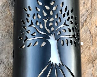 Tree of Life Ceramic Wall light - Exterior Lighting - Dark Sky Lighting