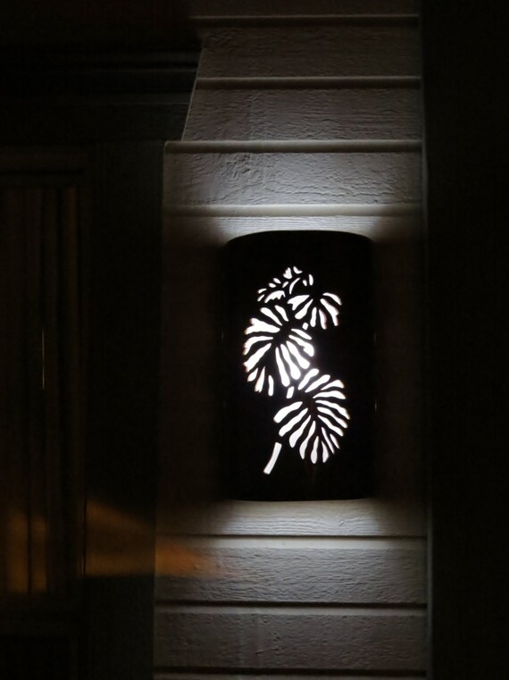Ceramic outdoor wall on sale sconces