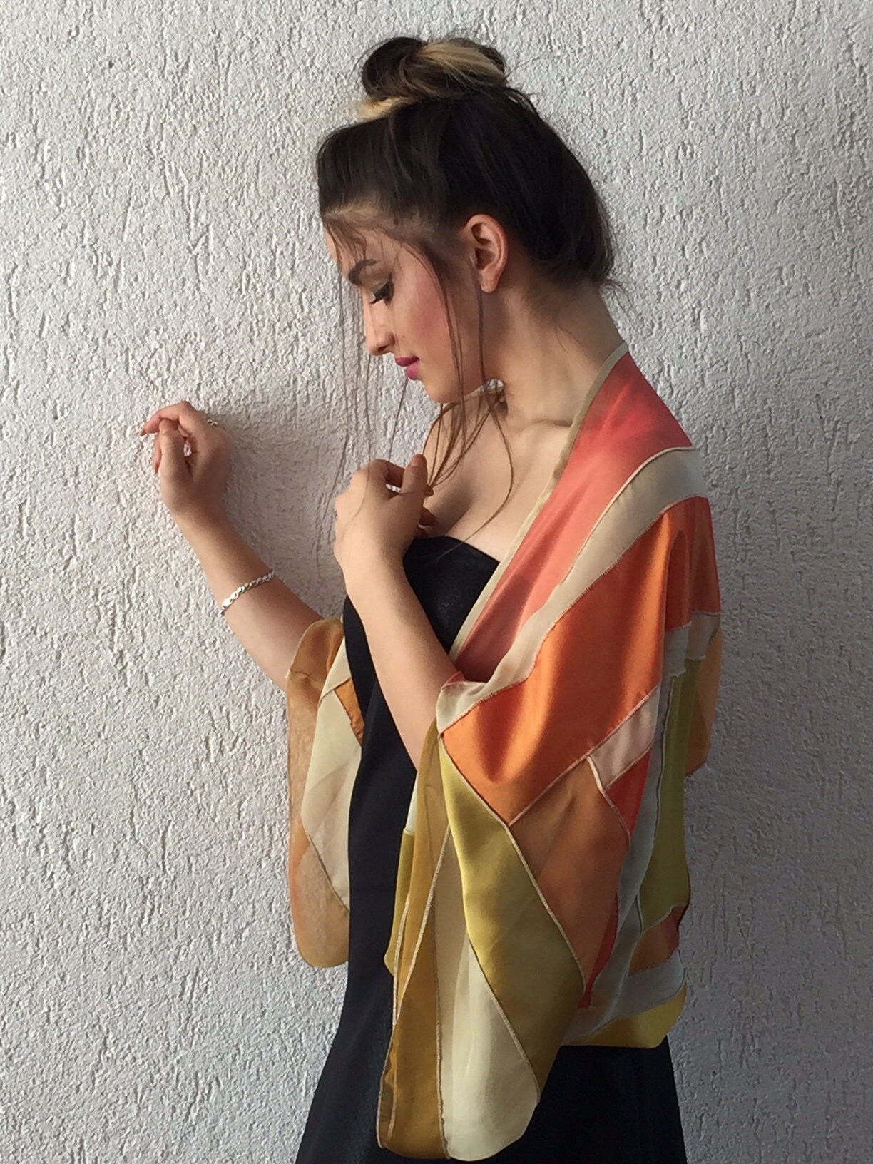 shawl type shrug