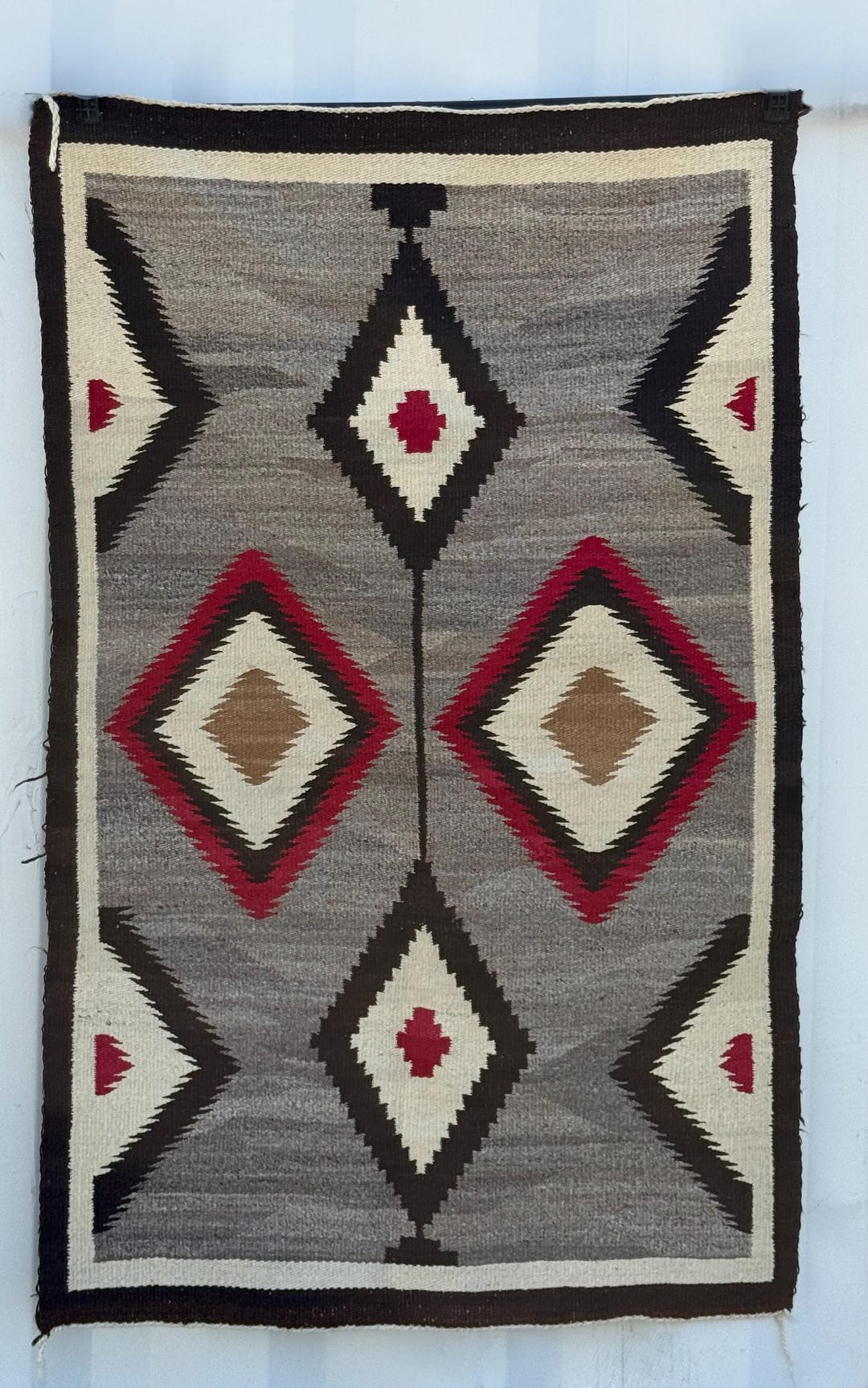 Large Antique Rug Diamond Pattern Navajo Rug Diamond Pattern Weaving - Etsy