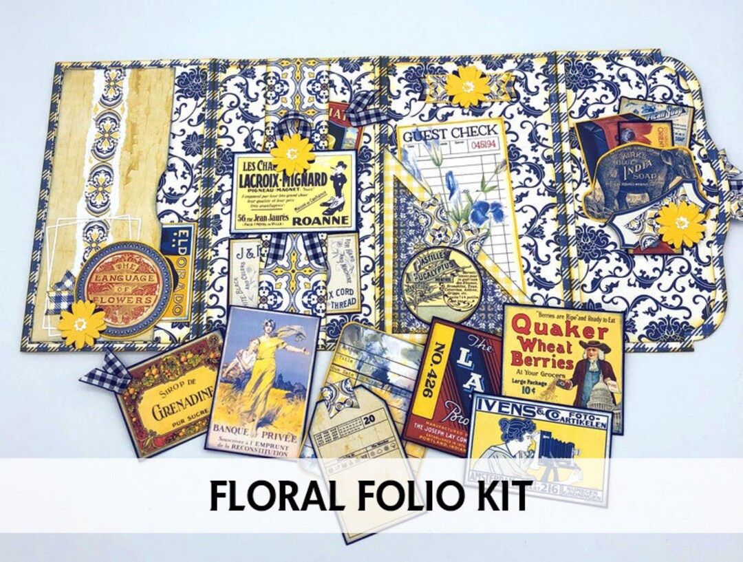 Junk Journal Printable - Digital Printable Folio Kit - Collage Sheet ...