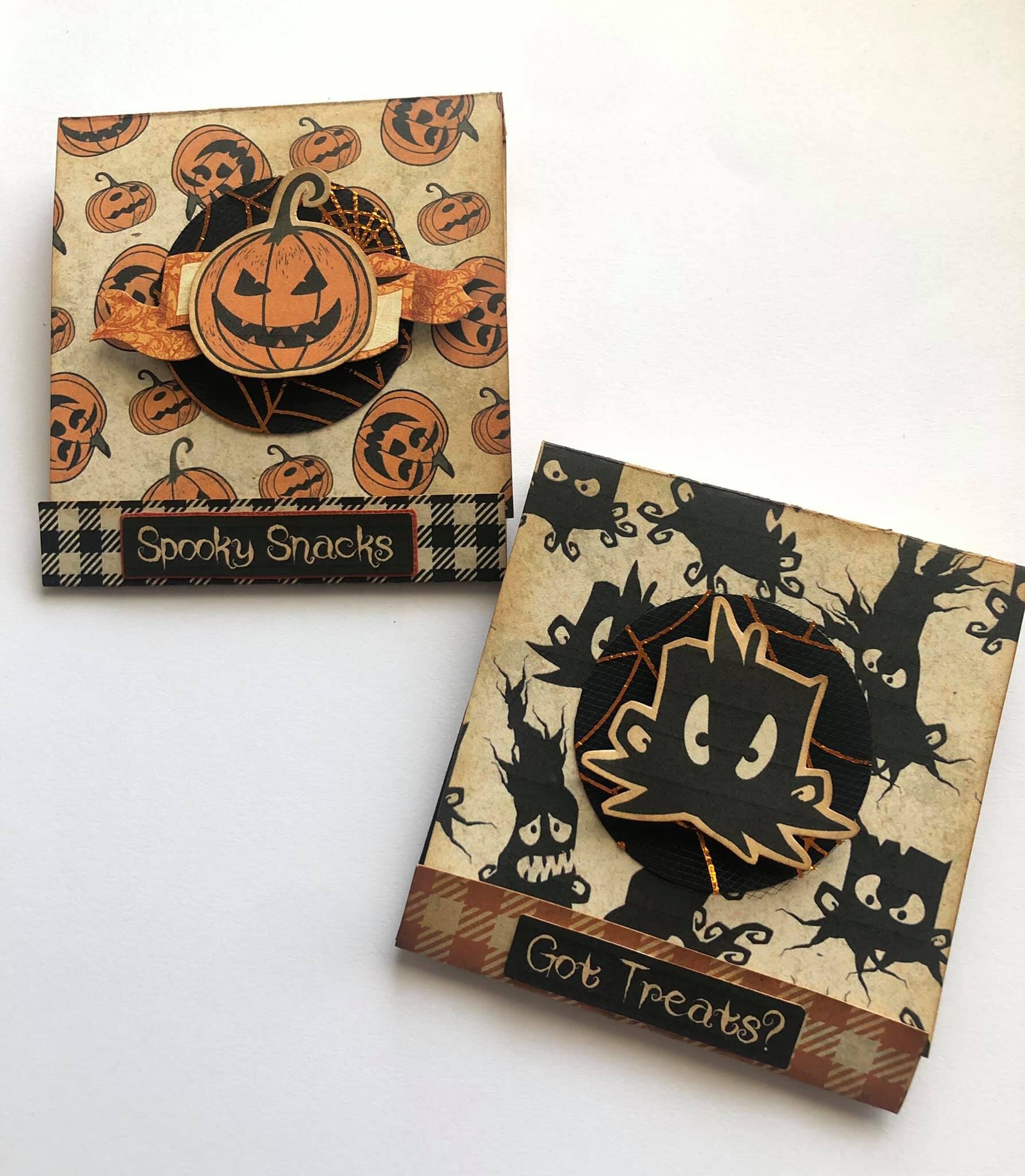 Printable HAUNTED Large Matchbooks Treat Holder Sticky | Etsy