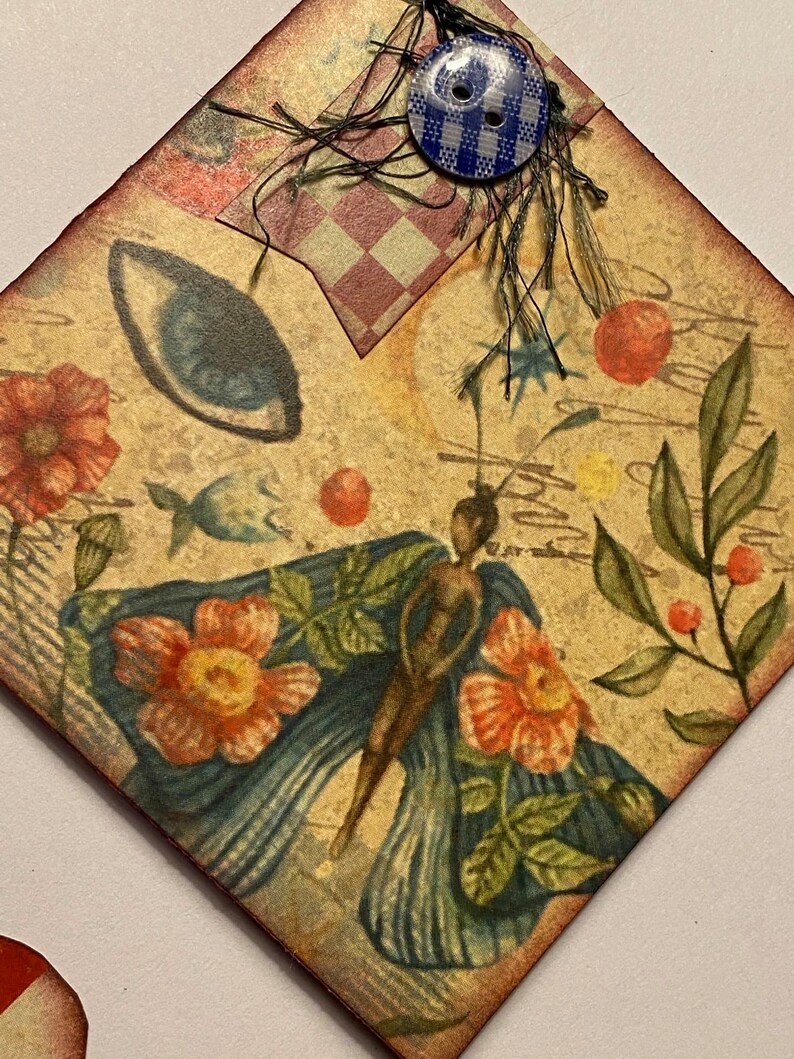 Junk Journal Printable Printable Greeting Card Set Etsy