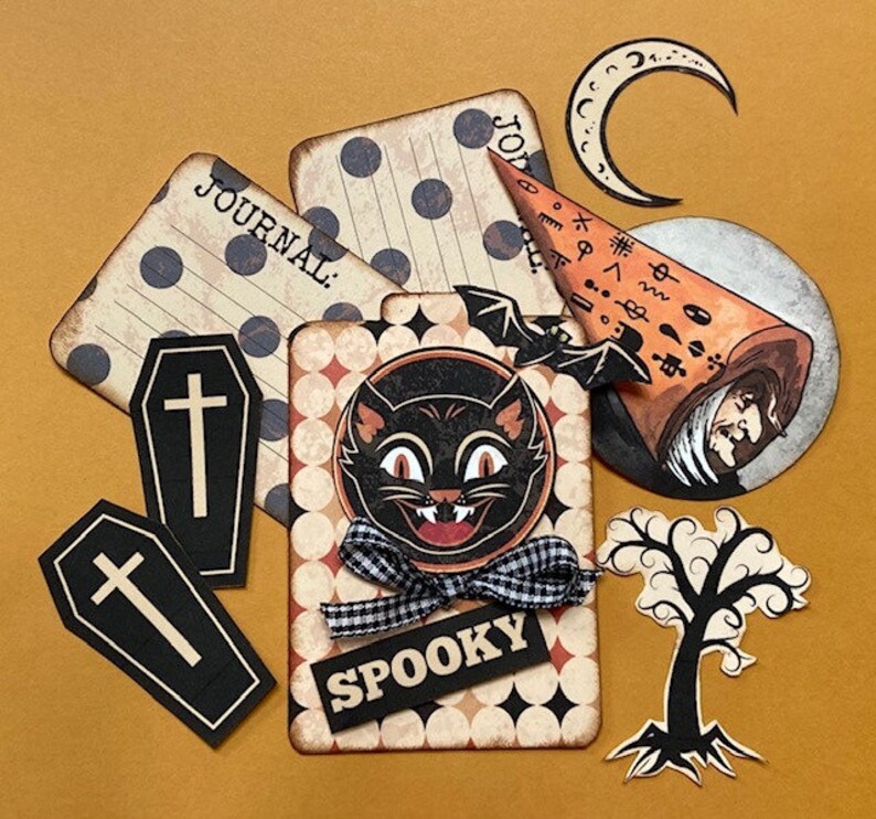 Junk Journal Printable HALLOWEEN FOLDERS Printable Mini - Etsy