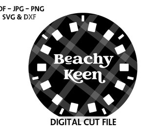 Viewmaster Reel Cutting File - SVG - Beachy Keen - Photo Reel - Scrapbook Embellishment - SVG - Journal Embellishment - Photo Reel File