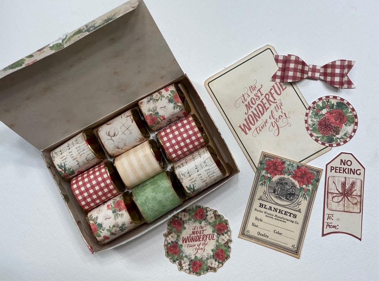 Printable Favor Box CHRISTMAS Party Printable Printable - Etsy