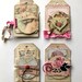 Printable TAG BOOKLET Shabby Chic Tag Booklet Junk Journal - Etsy