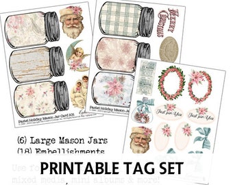 Christmas Mason Jar - Etsy