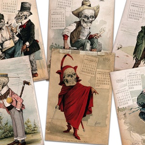 Junk Journal Printable Dark Academia Digital Scrapbooking