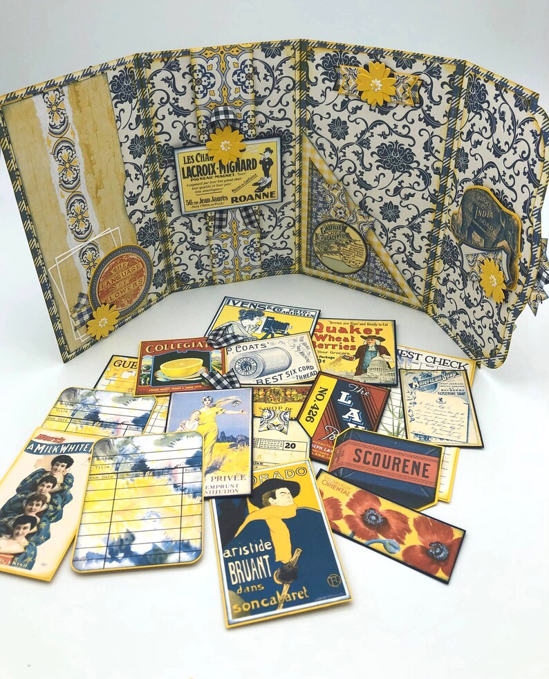 Junk Journal Printable - Digital Printable Folio Kit - Collage Sheet ...