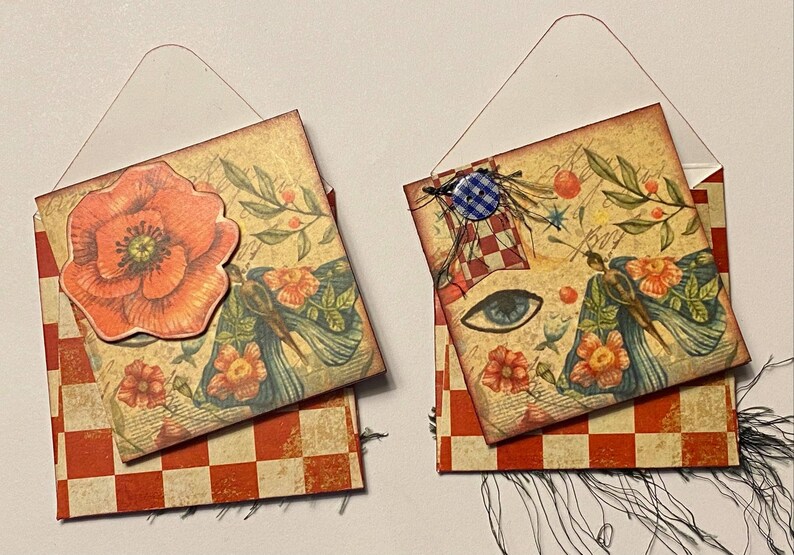 Junk Journal Printable Printable Greeting Card Set Etsy