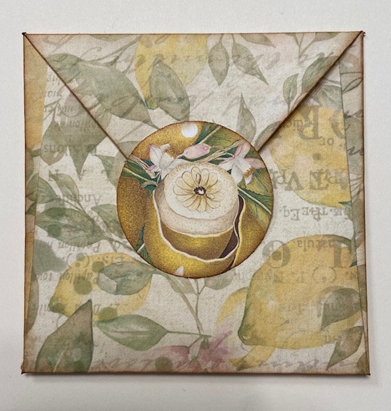 Junk Journal Printable VINTAGE LEMON Digital Printable - Etsy