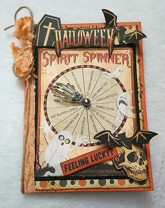 Vintage Halloween Spinner Game Retro Halloween Game Party Etsy