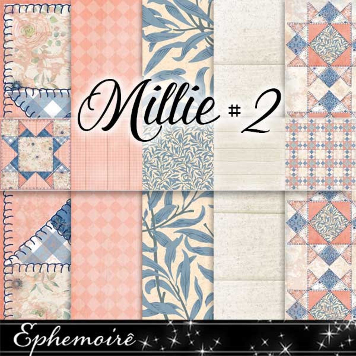 Digital Printable Papers Digital Scrapbooking Digital | Etsy