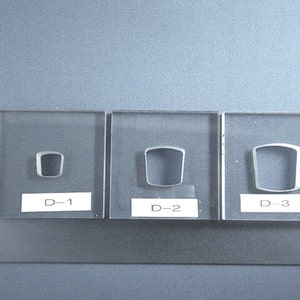 BulletProof Silhouette Press Dies Tapered Squares Set - our D123 series