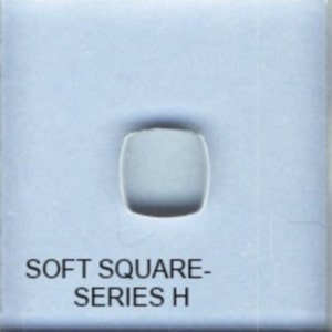 BulletProof Silhouette Press Dies Individual Soft Square Shape H