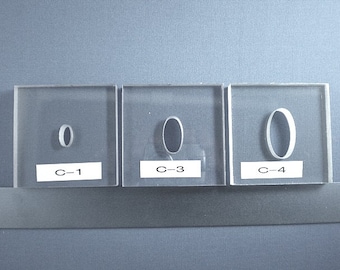 CLOSEOUT- Set of 3 BulletProof Silhouette Press Dies Oval- our C124 series