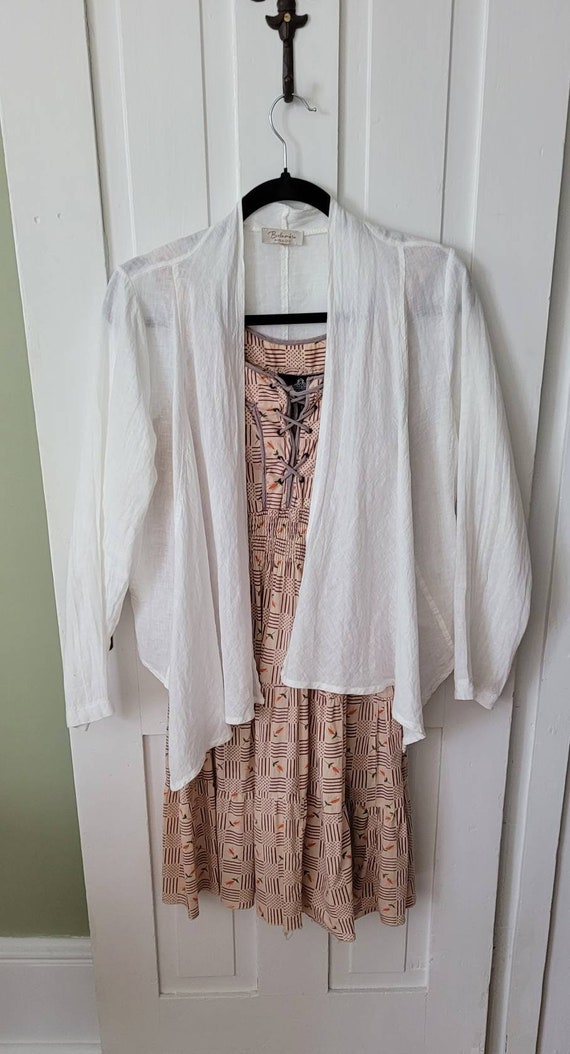 vintage blouse in white - Gem